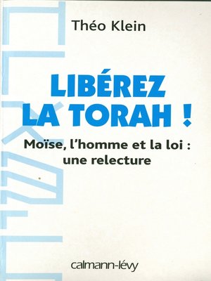 cover image of Libérez la Thora !
